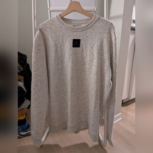 Kappa Men's Oatmeal Speckled Crewneck Sweater